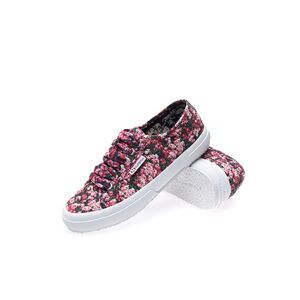 SUPERGA Womens Pink Eyelet Limited Edition Mary Katrantzou Training Shoes 8